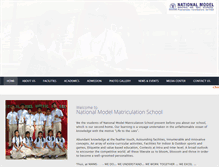 Tablet Screenshot of nationalmodelschool.com